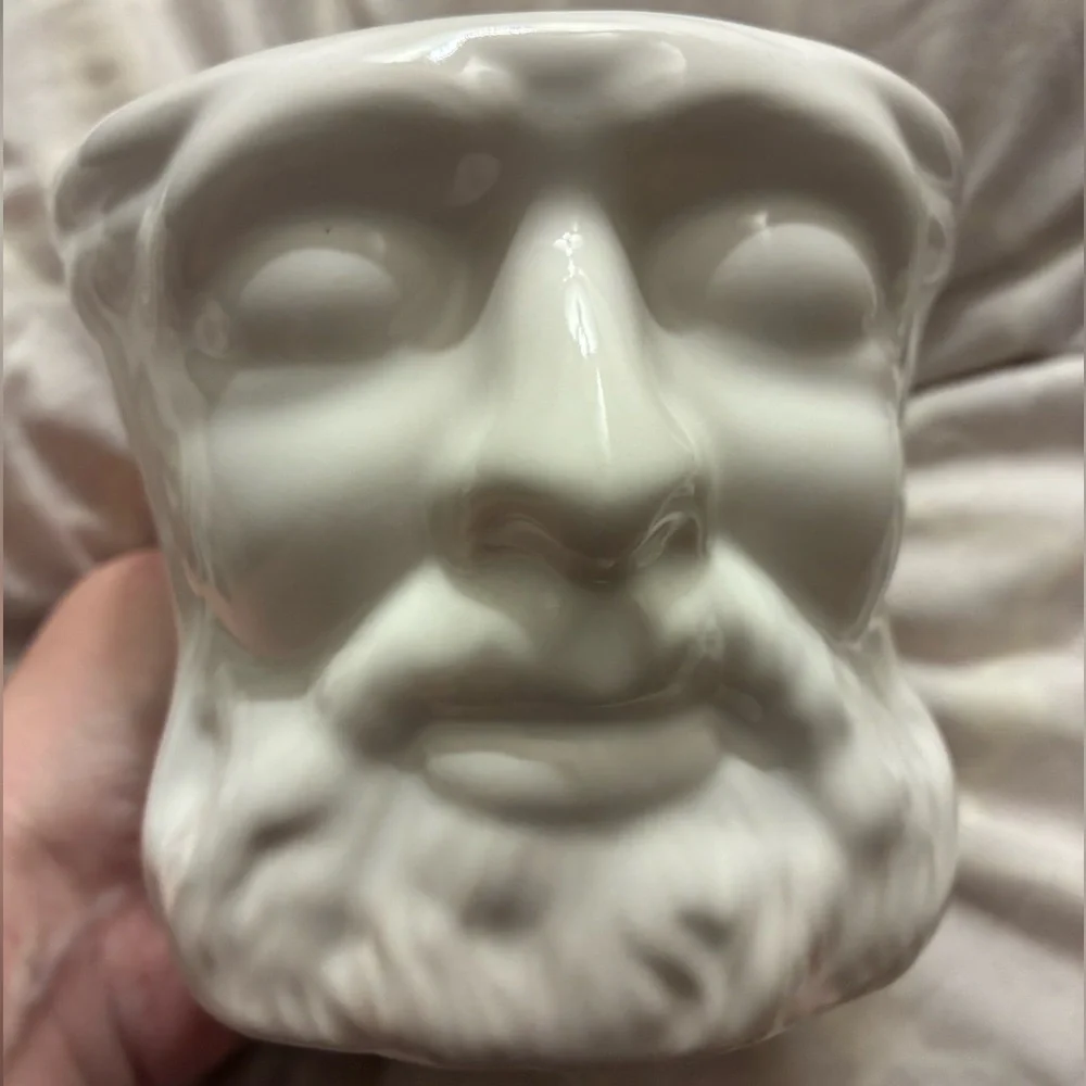 Vintage Burt’s Bees shaving mug with handle Burt’s face mug
